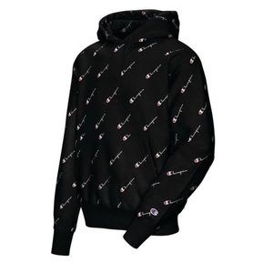 Black champion hoodie